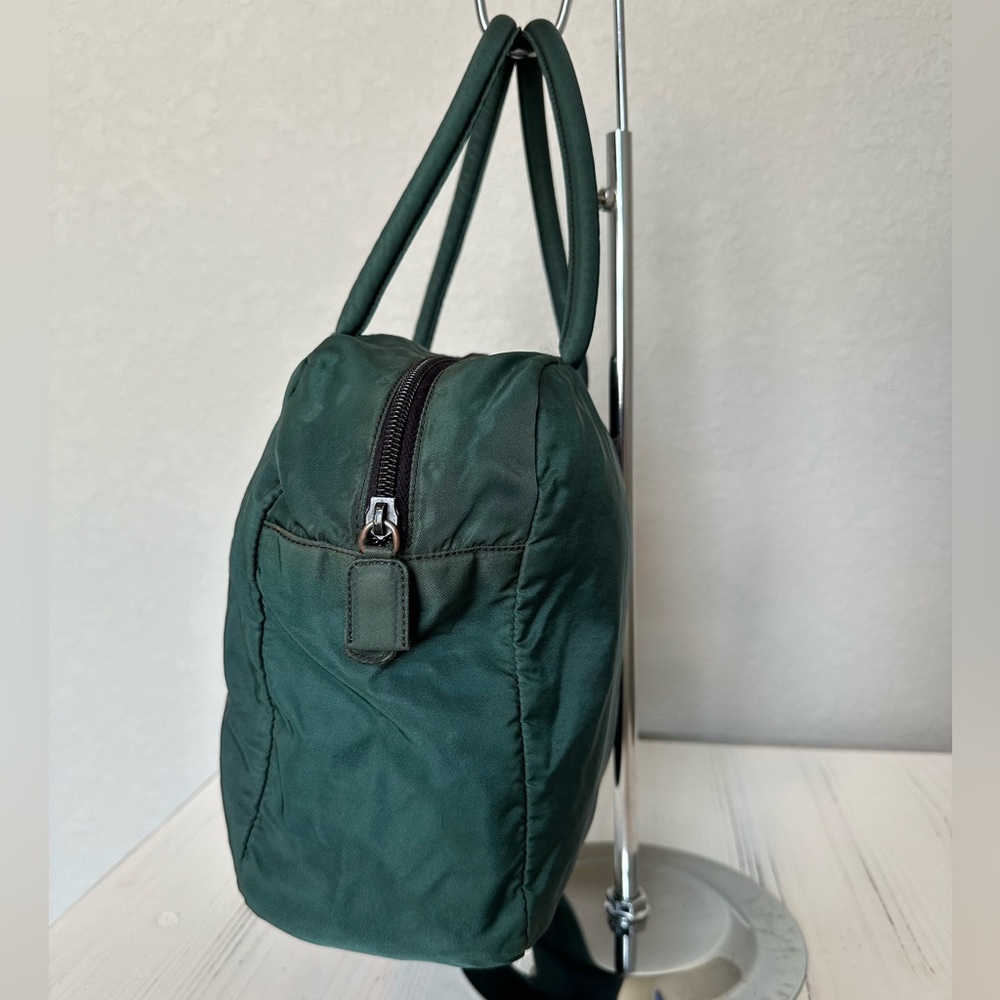 SOLD Prada Nylon Green Tessuto City Tote - Picture 5 of 14